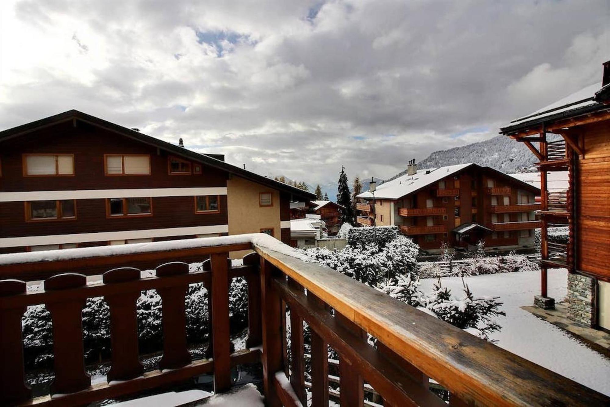 3 bedrooms Médran balcon cheminée Verbier Buitenkant foto